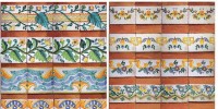 hand painted tiles azulejos
