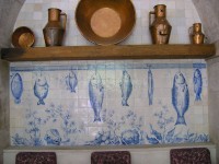 hand painted tiles azulejos