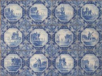 d-18 krajinky-delft holandské delftské kachličky