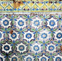 medieval renaissance hand painted tiles historical decorative pavement