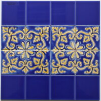 ručne maľované kachličky - mexický vzor hand painted mexican tiles