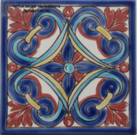 ručne maľované kachličky - mexický vzor hand painted mexican tiles