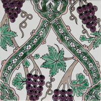 Ručne maľované kachličky - orientálne motívy oriental hand painted tiles