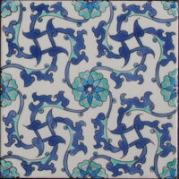 orientálne ručne maľované kachličky hand painted oriental tiles