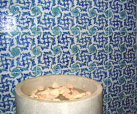 oriental hand painted tiles