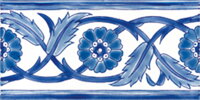 orientálne ručne maľované kachličky hand painted oriental tiles