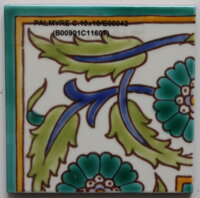 ručne maľované kachličky - orientálny vzor hand painted oriental tiles
