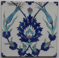 ručne maľované kachličky - orientálny vzor hand painted oriental tiles