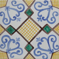 ručne maľované kachličky - majolika hand painted decorative tiles