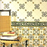 tunisky obklad rucne malovany Kronfel allege hand painted tunisian tiles
