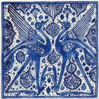 ručne maľovaný dekoratívny obklad hand painted tiles decorative tunisian