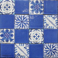 ručne maľované kachličky - mexický vzory hand painted terracotta tiles mexican design
