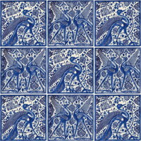 tuniský maľovaný obklad hand painted decorative tunisian tiles