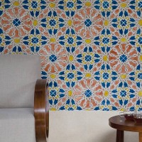 andalusian hand painted tiles