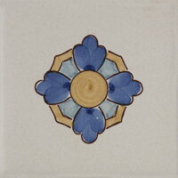 palermo 10x10cm maľované obkladačky - kvetované vzory