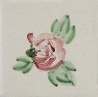 peonia 10x10cm maľované obkladačky - kvetované vzory