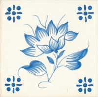 traditional hand painted tiles azulejo