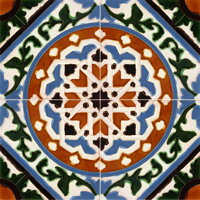 hispánsko-arabské obkladačky