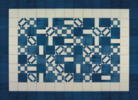 ručne maľované kachličky - patchwork