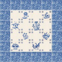 ručne maľované kachličky - tradicionálne ručne maľované kachličky - vidiecke motívy, azulejos