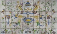 Historický nástenný panel