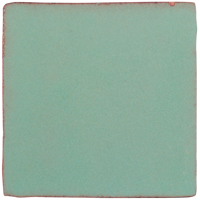 G40 - zelená svetlá lesklá glazovana terracotta rucne robena nepriehladna glazura zelena svetla verde mare