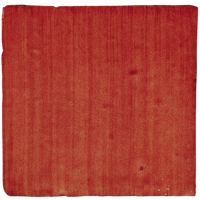 glazovana terakota kresba stetca rucne robena rosso chiaro cervena svetla