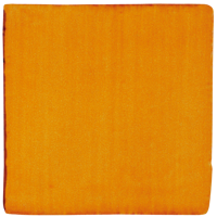 glazovana terakota kresba stetca rucne robena arancio scuro oranzova tmava