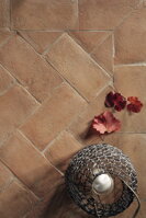 Hand made tuscan terracotta tiles - IP-TN series - grey
