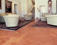 Hand made tuscan terracotta tiles - Medici series