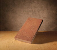 thick terracotta tiles classic red colour soft texture