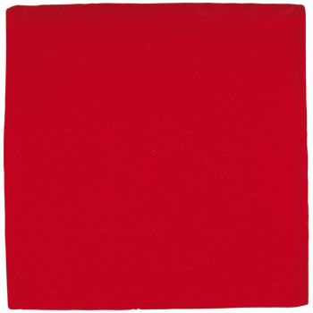 G36 - červená lesklá glazovana terracotta rucne robena nepriehladna glazura cervena rosso selenio