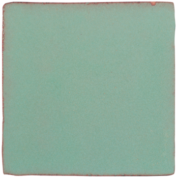 G40 - zelená svetlá lesklá glazovana terracotta rucne robena nepriehladna glazura zelena svetla verde mare