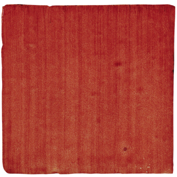 glazúra s kresbou - červená svetlá BC56 glazovana terakota kresba stetca rucne robena rosso chiaro cervena svetla