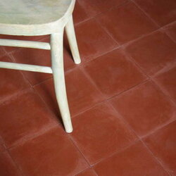 single layer unicolor cement tiles