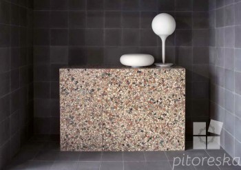 jednovrstvová cementová dlažba cement tile solid color single layer