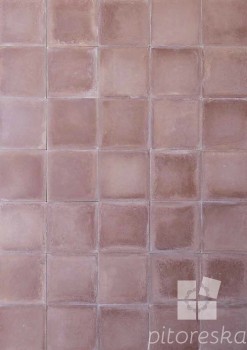 jednovrstvová cementová dlažba cement tile solid color single layer