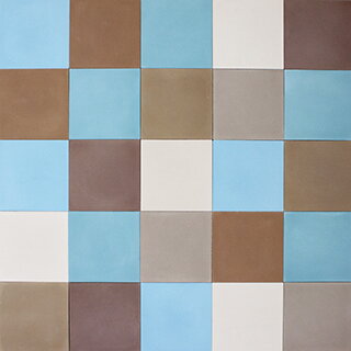 patchwork plain tiles cement