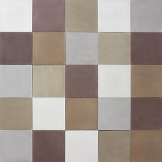 Patchwork - unicolor plain cement tiles