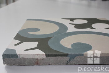 design decorative modern cement tiles detail