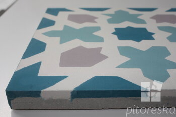 design decorative modern cement tiles detail