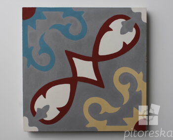 design decorative modern cement tiles detail