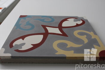 design decorative modern cement tiles detail