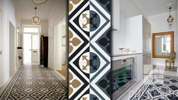 design decorative modern cement tiles