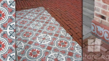 design decorative modern cement tiles