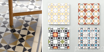 design decorative modern cement tiles