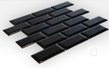 metro black (L) 5x10cm