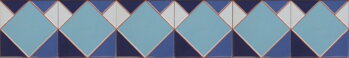 2804-a - hand painted decorative border (15x15 cm) hand painted decorative azulejo mural indoor outdoor border