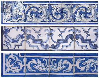 rucne malovany obklad azulejos