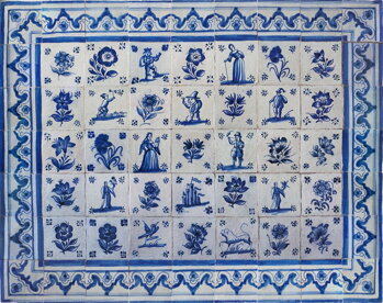 hand painted tiles azulejos